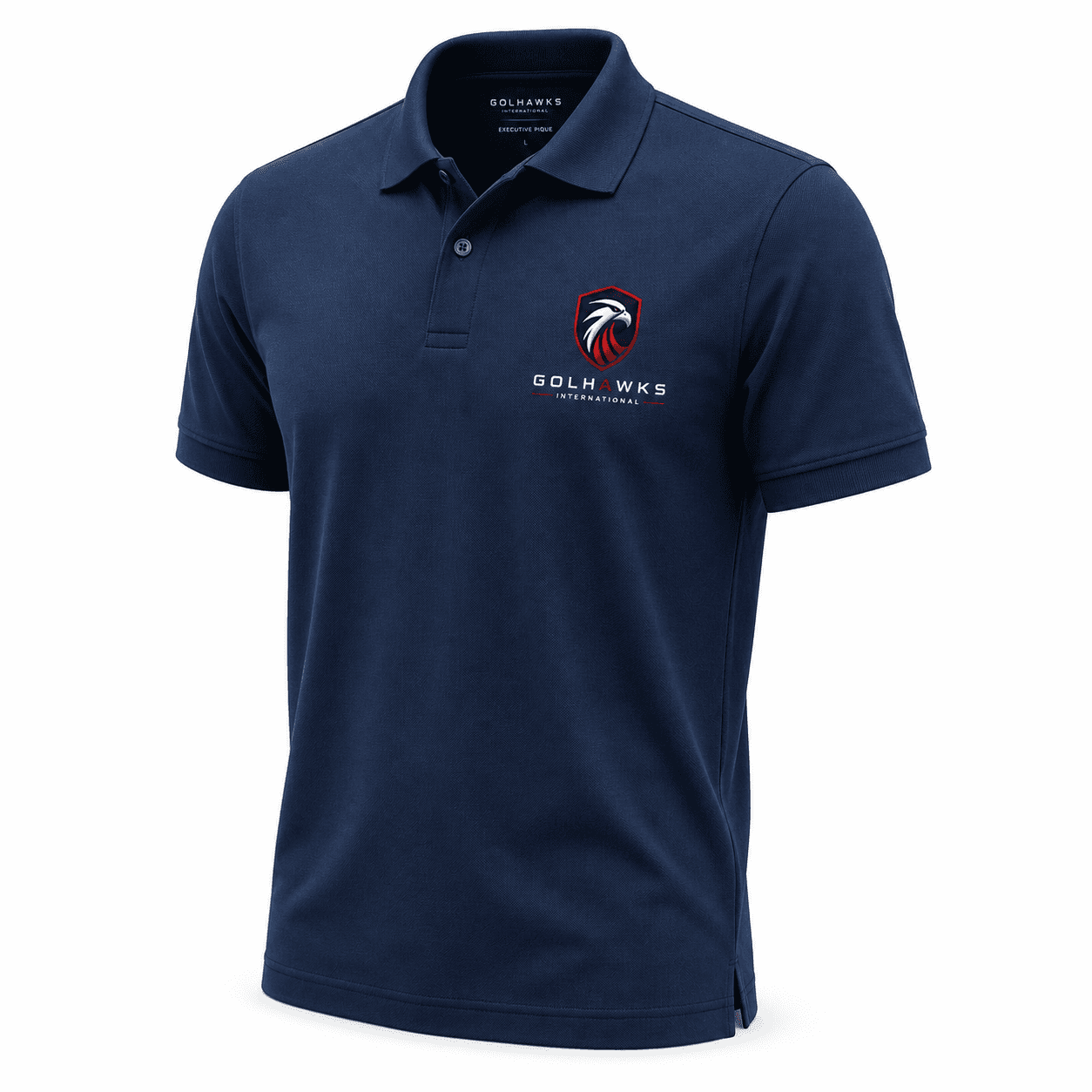 Executive Pique Polo Shirt - Custom COTTON & CASUALWEAR Manufacturing by GolHawks International Sialkot