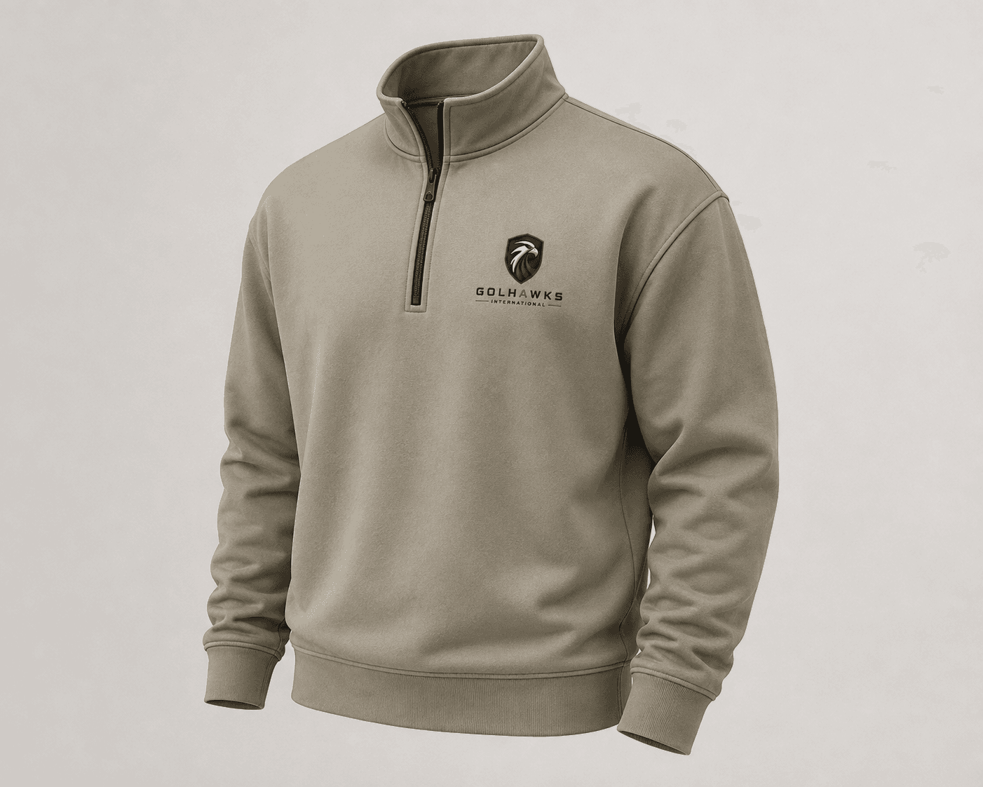 Quarter-Zip Fleece Pullover Sweatshirt - Custom FLEECE & STREETWEAR Manufacturing by GolHawks International Sialkot