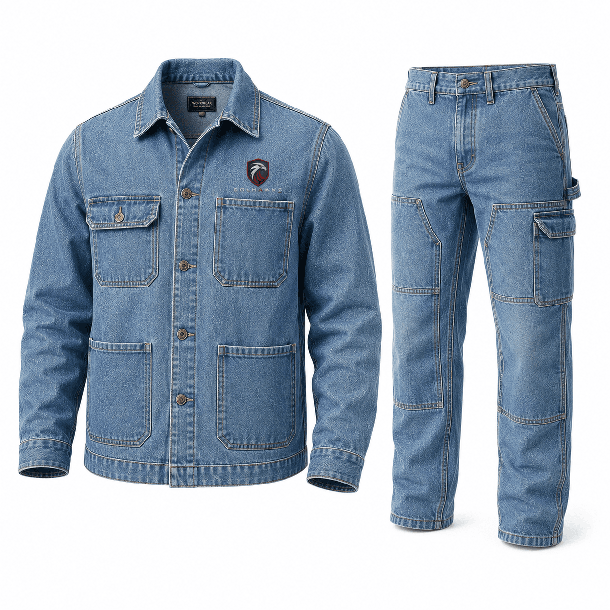 Industrial Workwear Overalls - Custom DENIM PRODUCTS Manufacturing by GolHawks International Sialkot